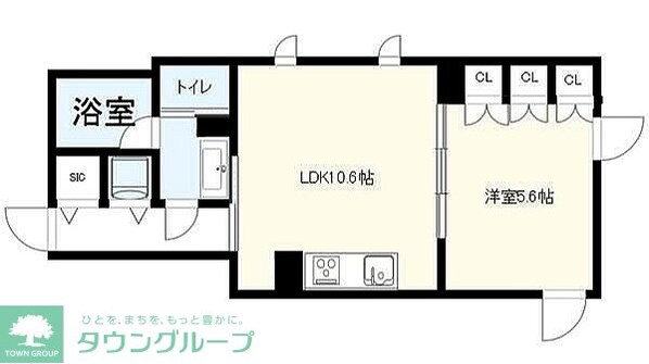 オモチアドオーヤマの物件間取画像